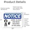 Signmission 7 in Height, 10 in Width, Vinyl Decal, Rectangle OS-2PACK-NS-D-710-L-15746 - alternate 2